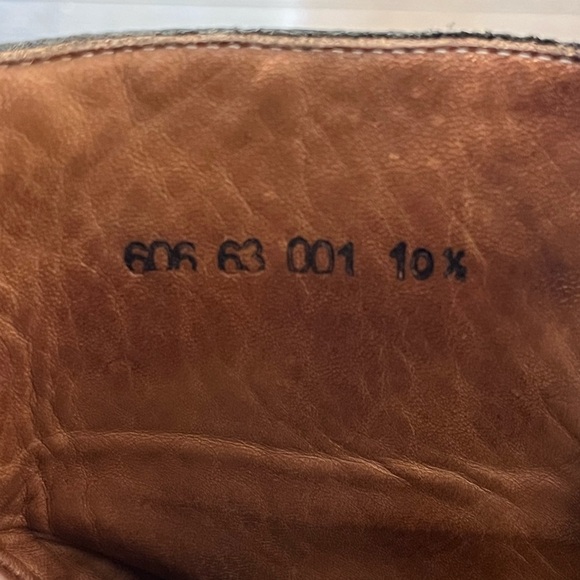 John Varvatos Six O Six 606 Hand Made Leather Lace Up Boots Mens size 10.5 - Picture 3 of 13